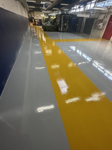 Færdig epoxy gulv i Vejle