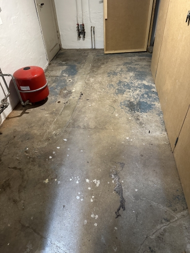 Før expoxy gulv i Kolding – gulv klar til epoxy behandling